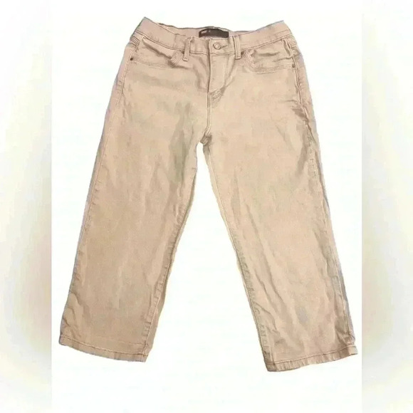 Vintage 1960s Signature Levi’s Jeans Women's 6 Beige Capri Light Wash Denim - Picture 1 of 5